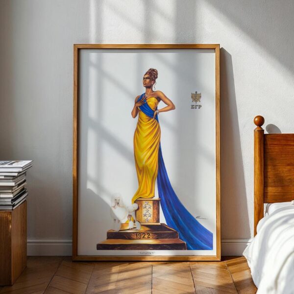 Sigma Gamma Rho 1922 Sorority Art Print, "Elegance" by Kevin A Williams (WAK), 24x36, 22x28 Sigma Poster for Wall, Gifts for Sorority Sister
