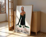 Ivy by Gerald Ivey, Alpha Kappa Alpha AKA Sorority Art Print, 1908 Pink and Green, 24x36 Print Poster for HBCU Graduate, Gifts for Sister - Image 2