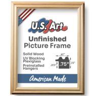 Made to Measure Frame Custom Frame Solid Wood Custom Size Frame for Wall Art 15+ Colors with Preinstalled Hangers & UV-blocking Plexiglass - Image 17
