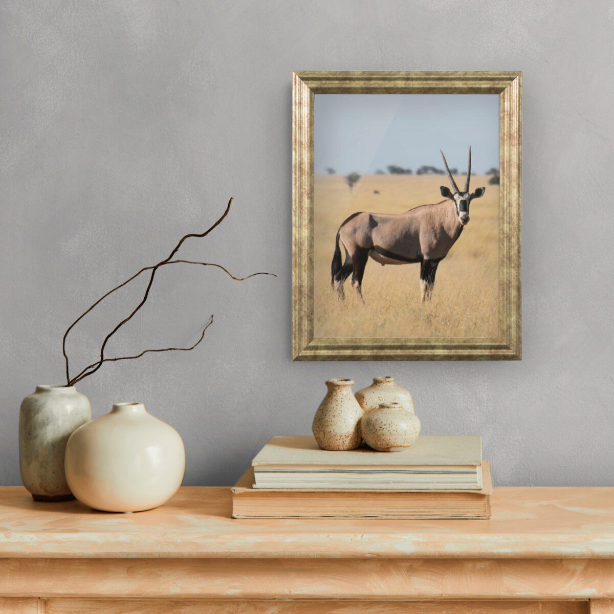 75_DSRTBRSS .75 inch Desert Brass Solid Wood Picture Frame - Image 4