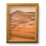 Snake Skin Gold Picture Frame 1 Inch Textured Art Frame Elegant Gold Wall Decor Luxury Photo Display - Image 3