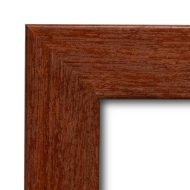 Country Walnut Brown 1" Flat Picture Frame - Image 2