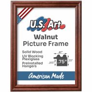 .75" Custom Solid Wood Frame for Wall Art 15+ Colors with Preinstalled Hangers & UV-blocking Plexiglass - Image 18