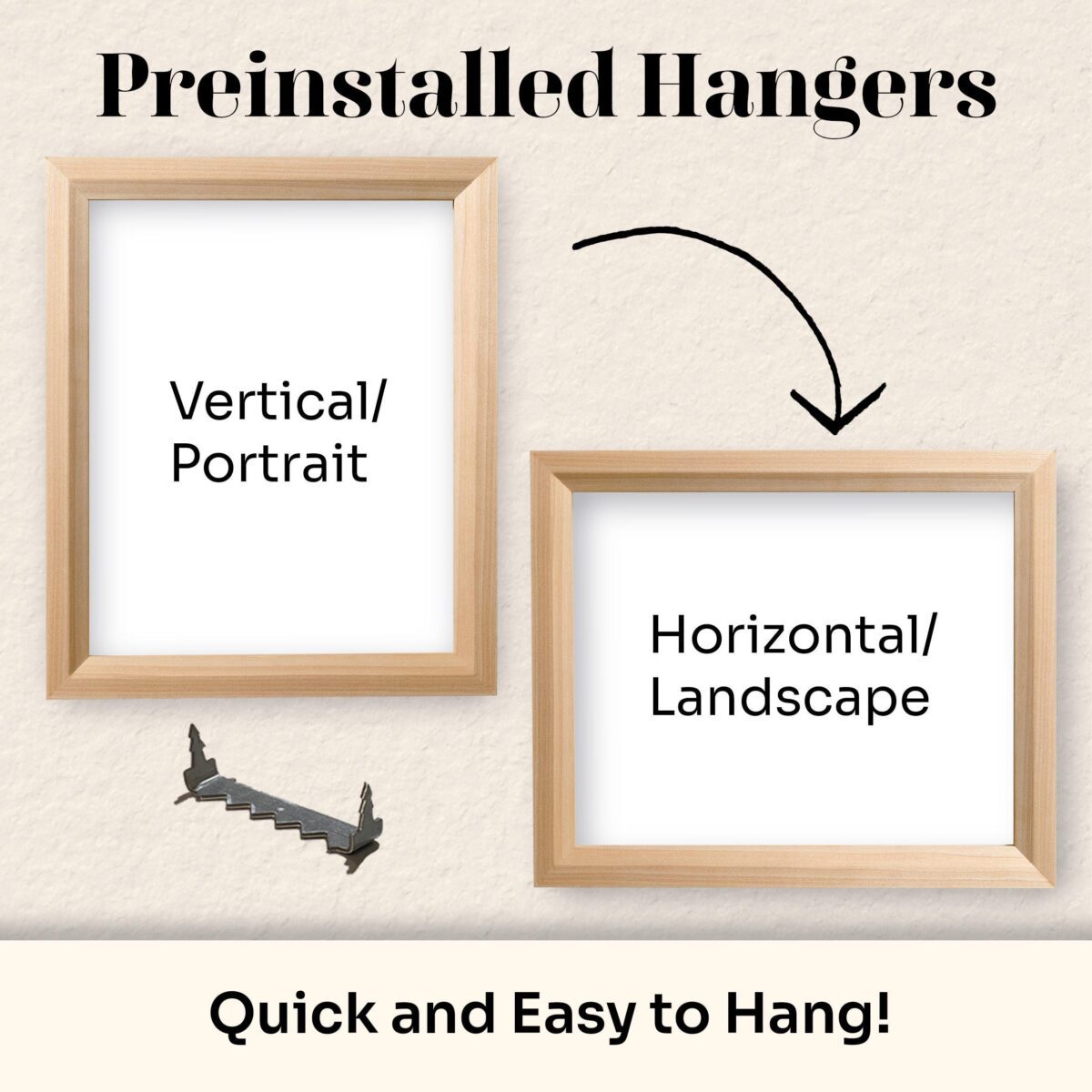 il_fullxfull.6367544662_kqio-1.jpg Custom 1.25" Flat Frames with Preinstalled Hangers and UV-blocking Plexiglass in 10+ Colors - Image 7