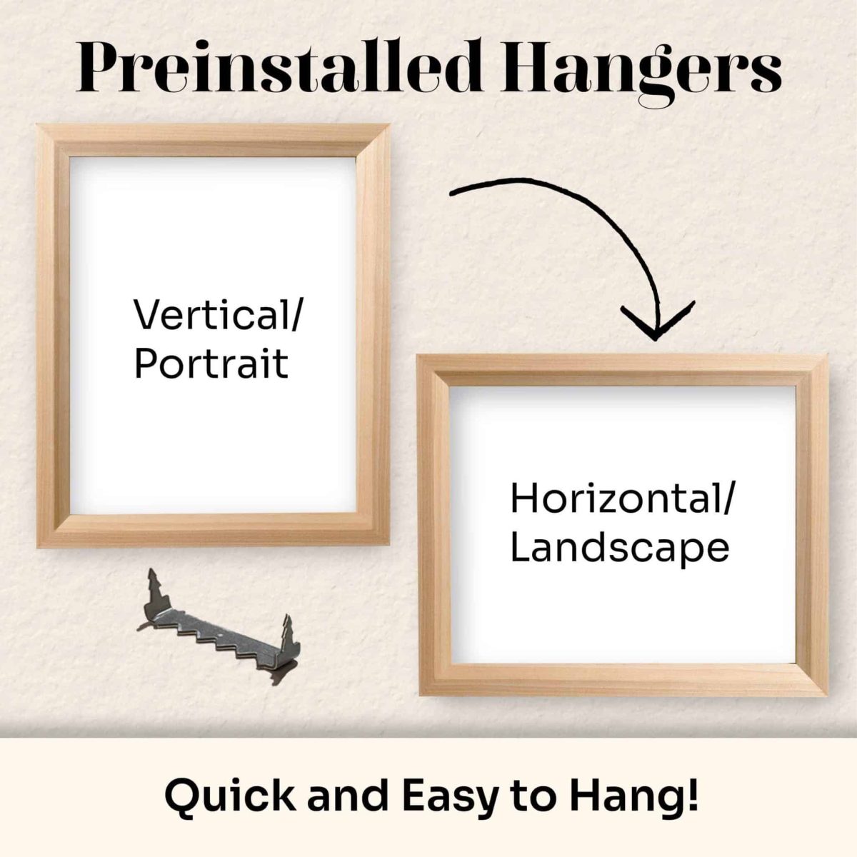 Diamond Art Frames, Solid Wood Custom Picture Frames in 15+ Colors for Diamond Art with Preinstalled Hangers & UV Blocking Plexiglass - Image 9