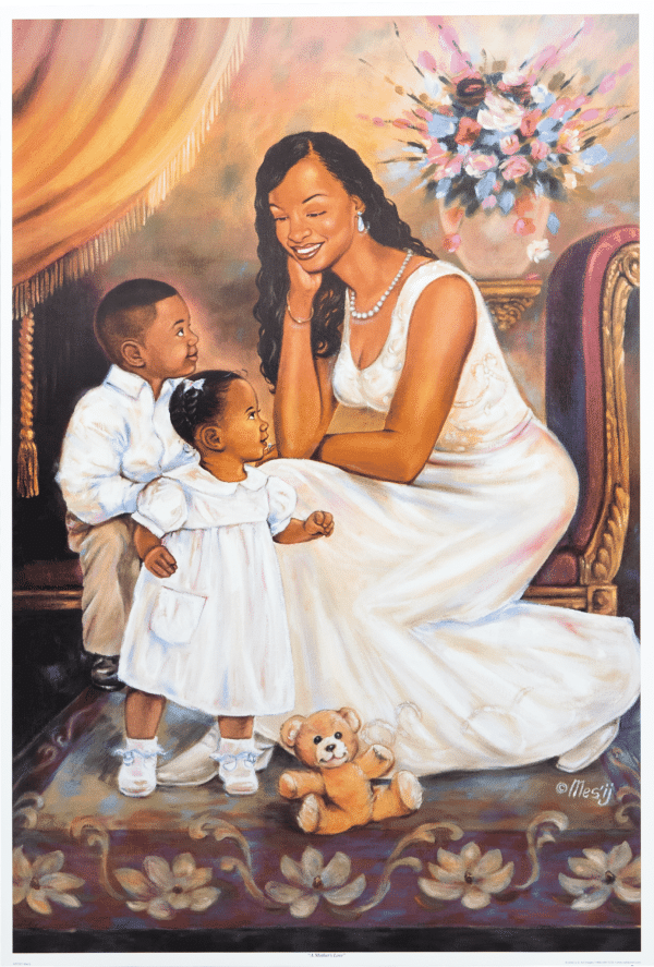 A Mother's Love art print by Mes'ij
