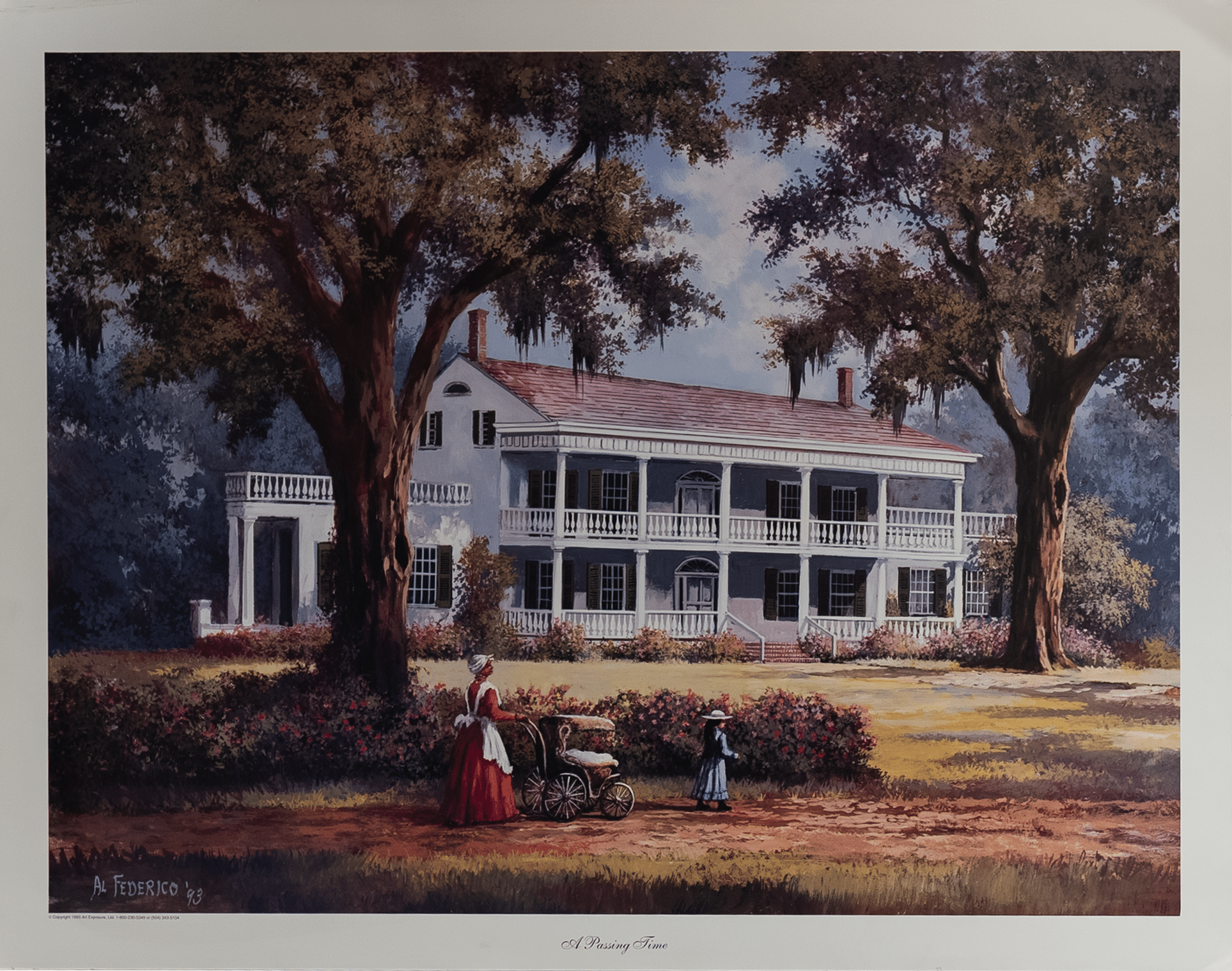 A Passing Time by Frederico, Art Poster Print for Wall, Home Decor