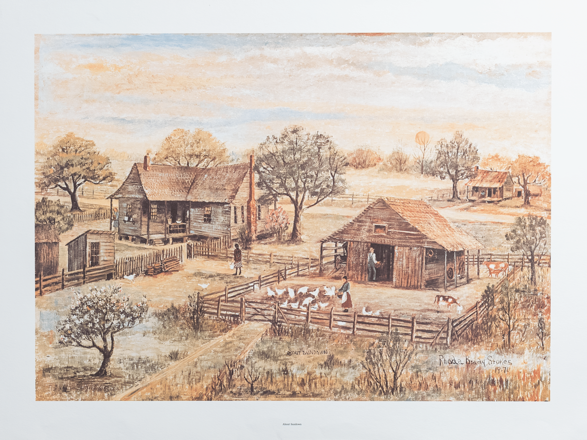 About Sundown by Strokes, Art Poster Print for Wall, Home Decor - Image 1