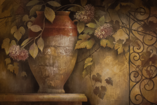 Affresco Di Fiore II by Vollherst, Art Poster Print for Wall, Home Decor