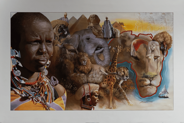 Africa art print by Riest