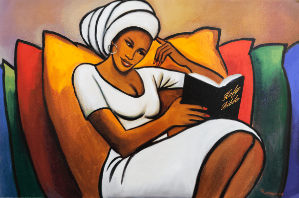 Afternoon Reader by Romeo, Art Poster Print for Wall, Home Decor