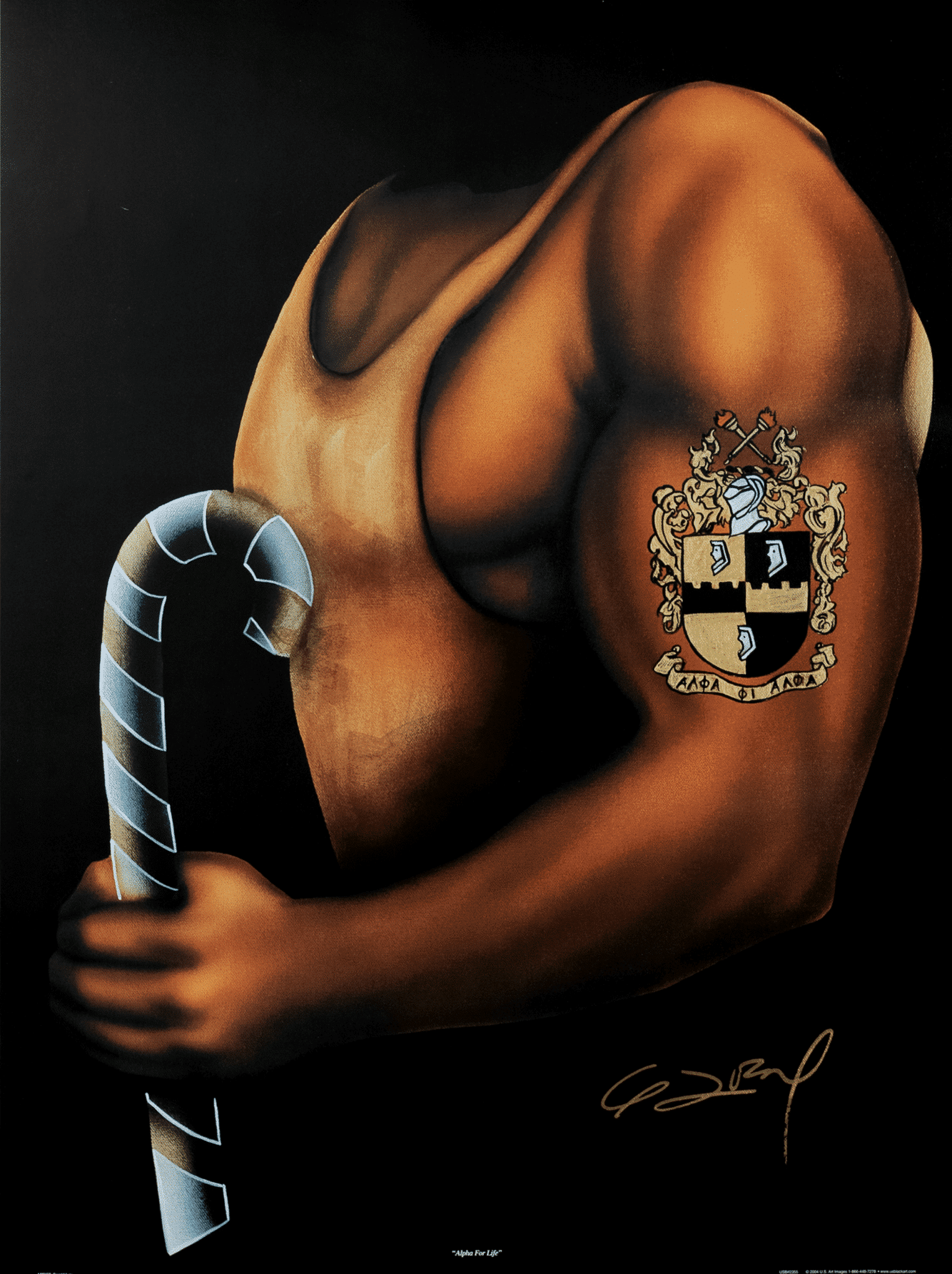BAD PICTURE Alpha for Life art print by Gerald Ivey