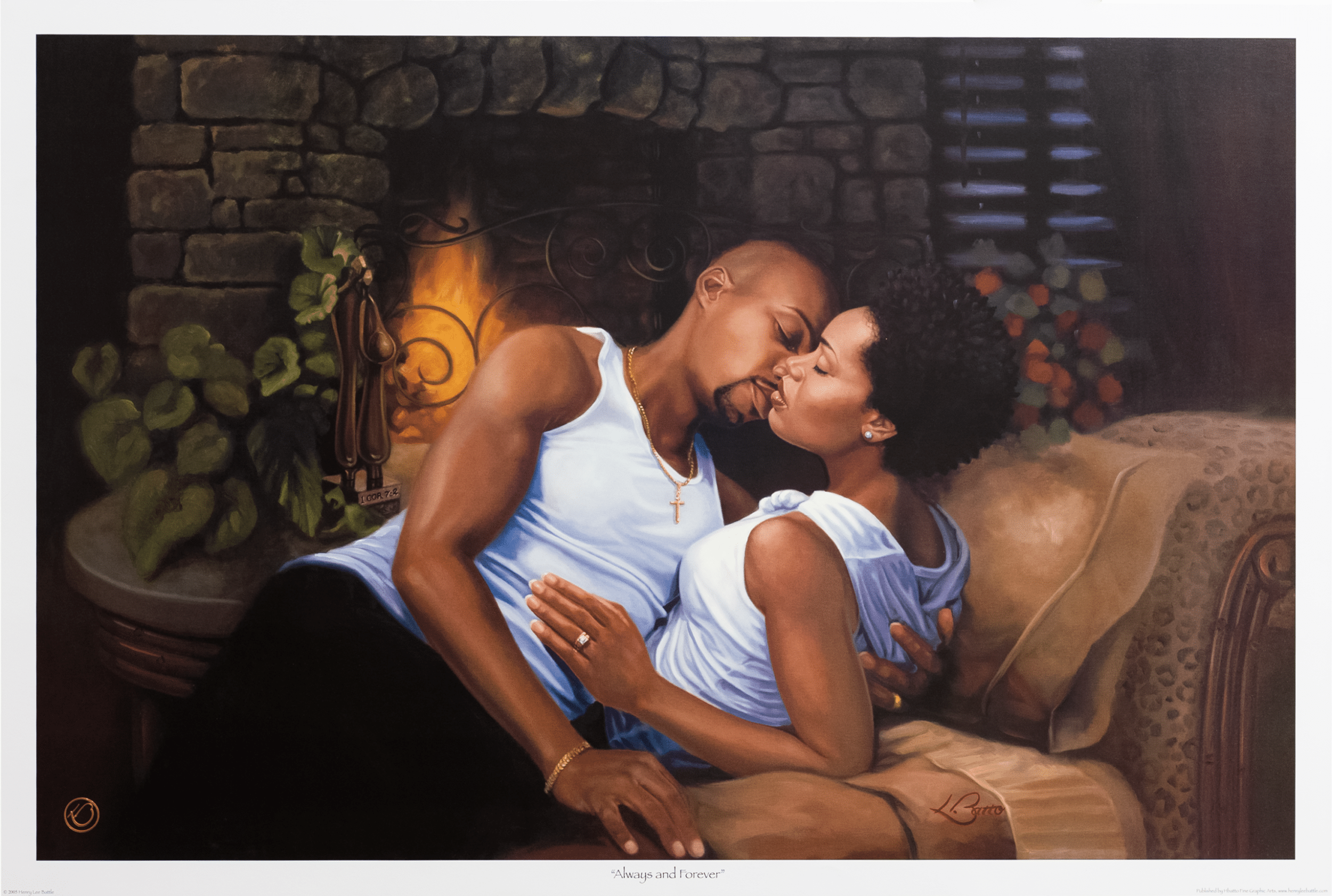 Always and Forever by Henry Lee Battle, Art Poster Print for Wall, Home Decor - Image 1