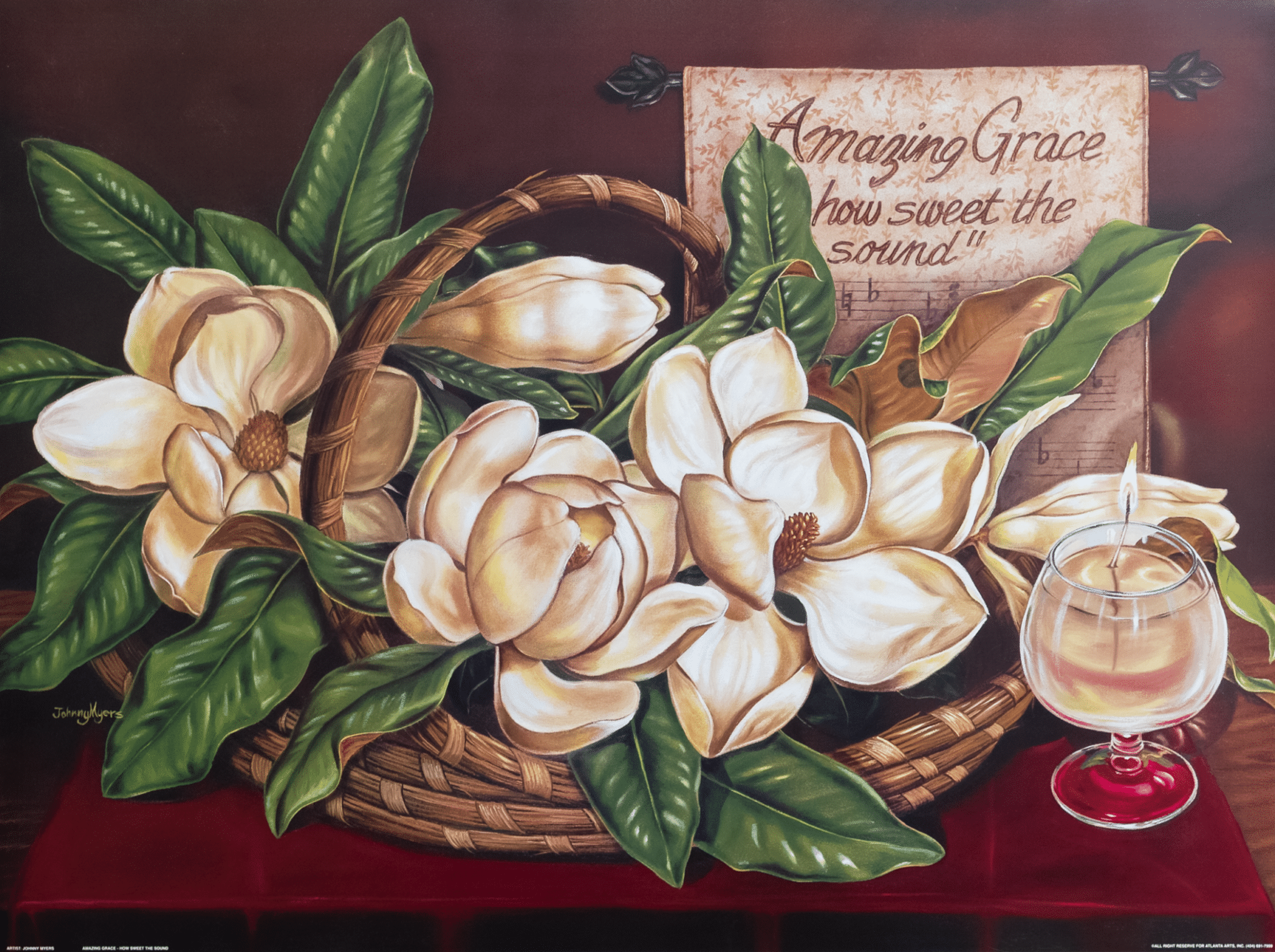 Amazing Grace by Johnny Myers, Art Poster Print for Wall, Home Decor - Image 1