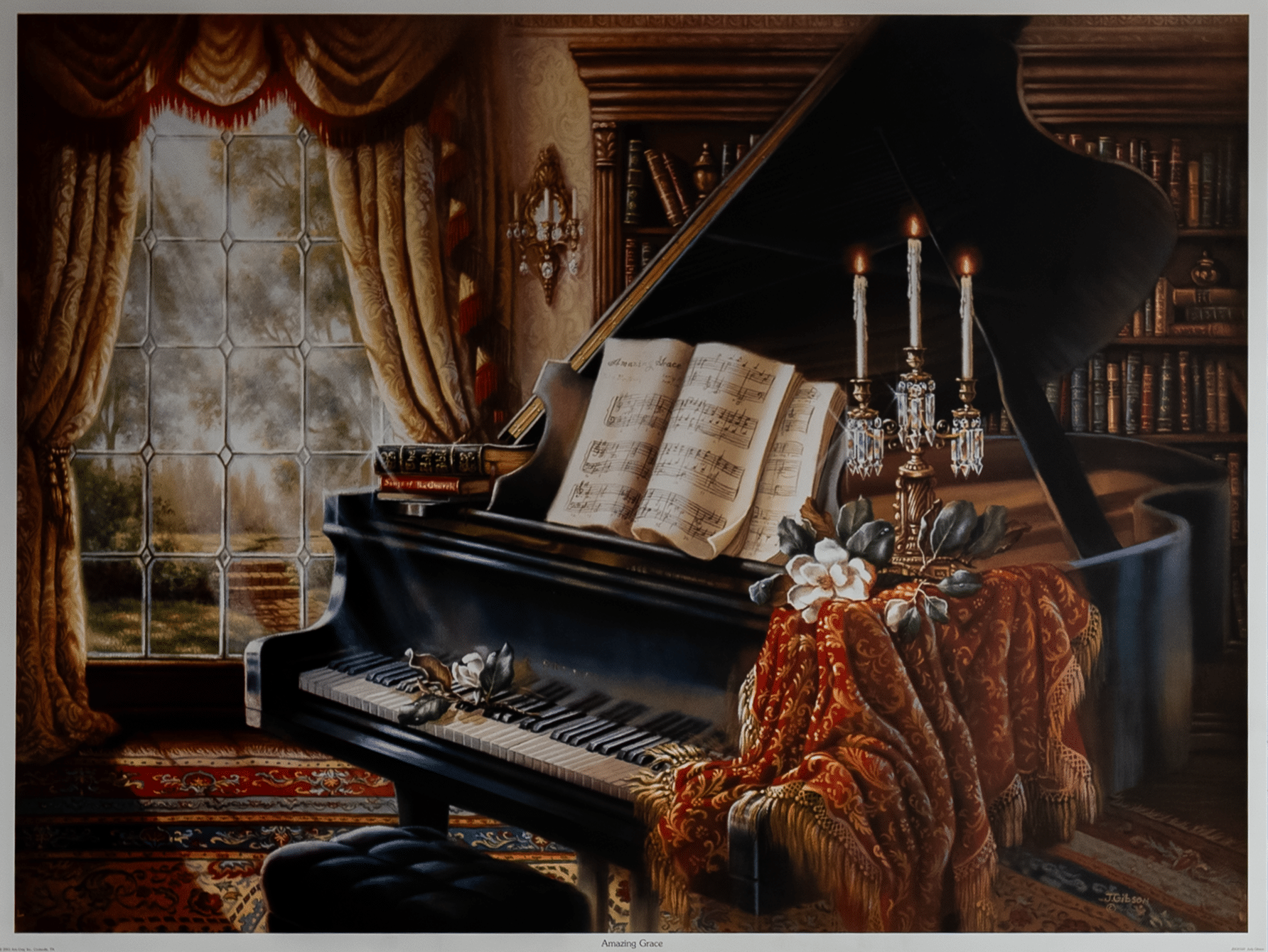 Amazing Grace by Gibson, Art Poster Print for Wall, Home Decor