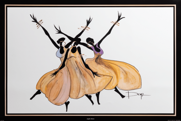 Angelic Moves by Doyle, Art Poster Print for Wall, Home Decor