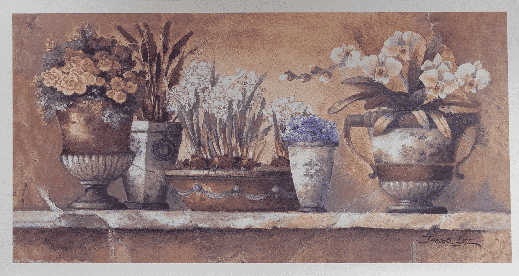 Antique Blossoms art print by Lec