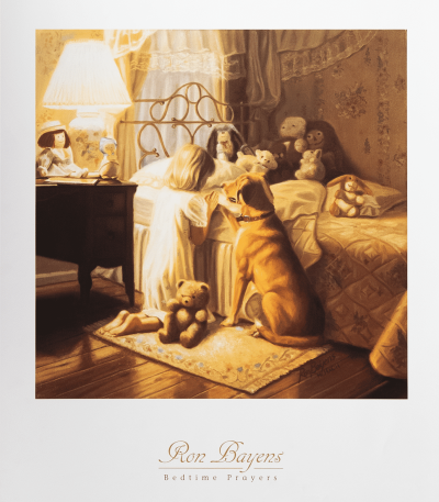 Bedtime Prayers art print by Bayens