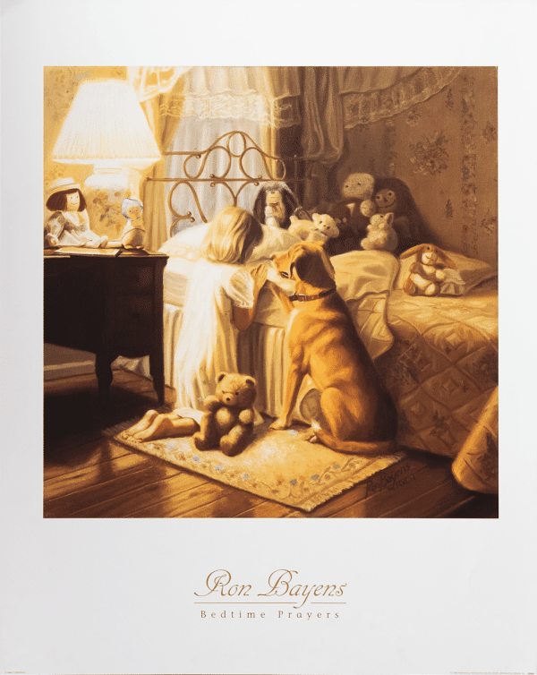 Bedtime Prayers art print by Bayens