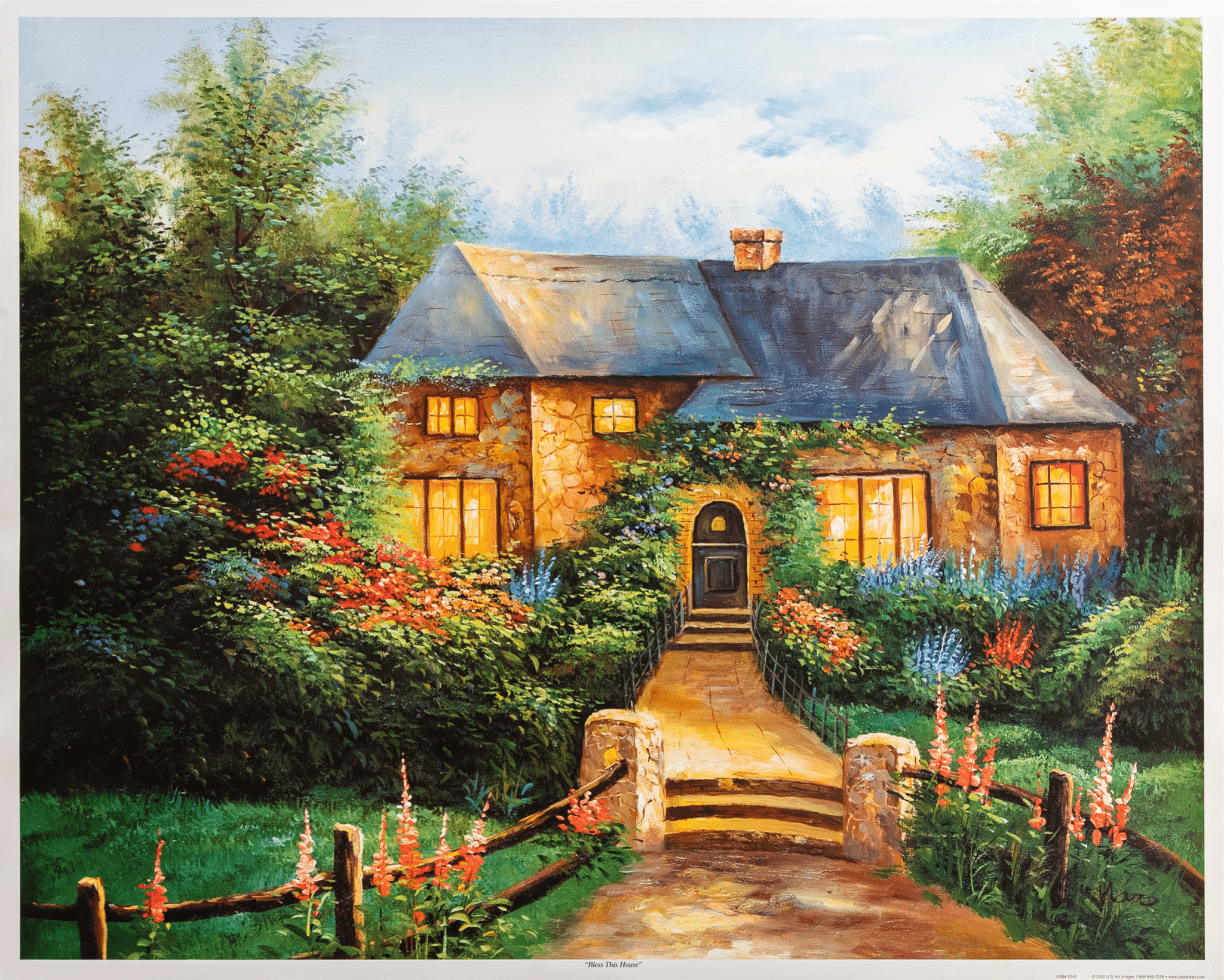 Bless This House, Art Poster Print for Wall, Home Decor - Image 1