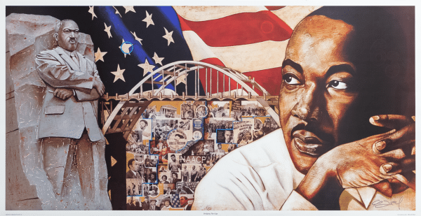 Bridging the Gap by Gerald Ivey, Art Poster Print for Wall, Home Decor