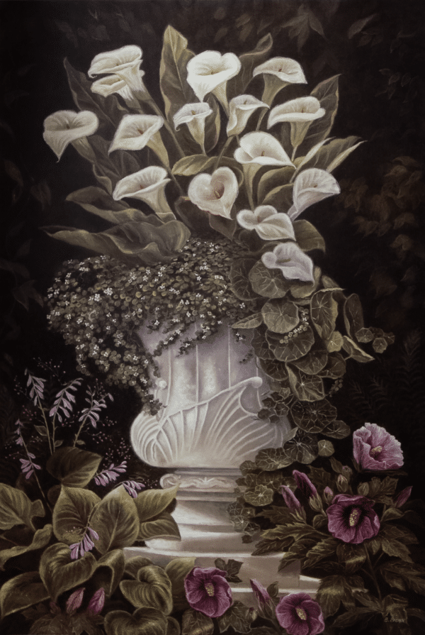 Callas by Brown, Art Poster Print for Wall, Home Decor