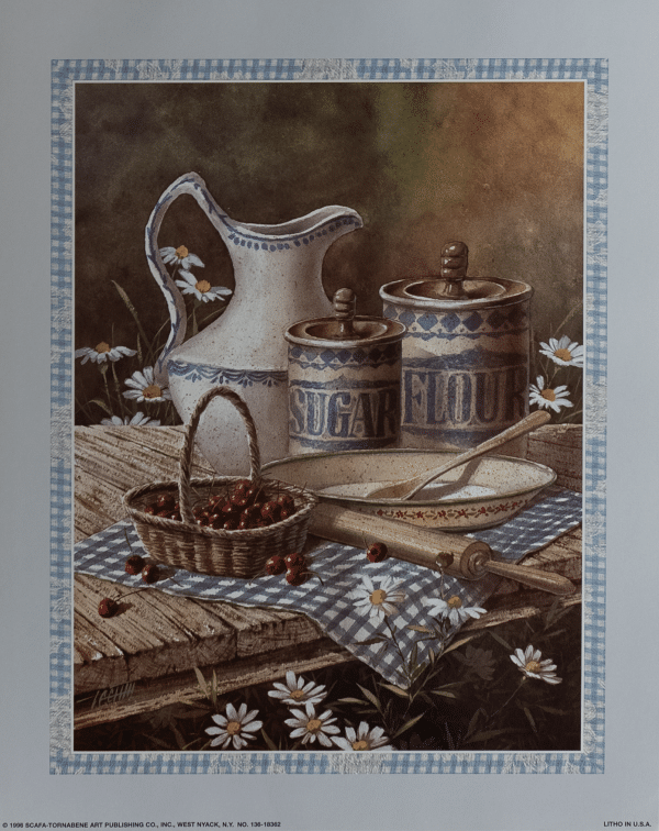 Cherry Pie, Art Poster Print for Wall, Home Decor