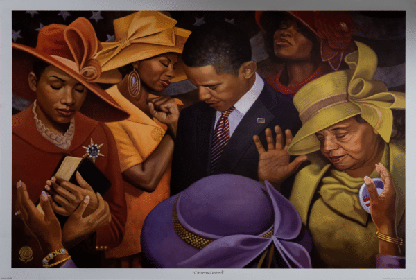 Citizens United by Battle, Art Poster Print for Wall, Home Decor