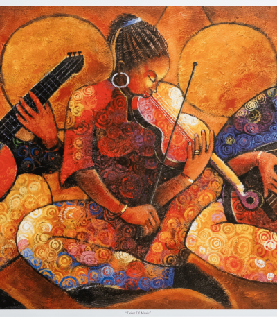 Color of Music art print by Ike