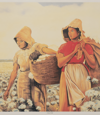Cotton Fields art print by Alix Beaujour