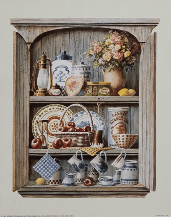 Cupboard, Art Poster Print for Wall, Home Decor