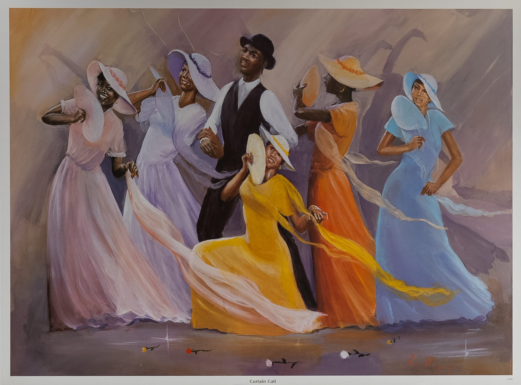 Curtain Call by Ross, Art Poster Print for Wall, Home Decor
