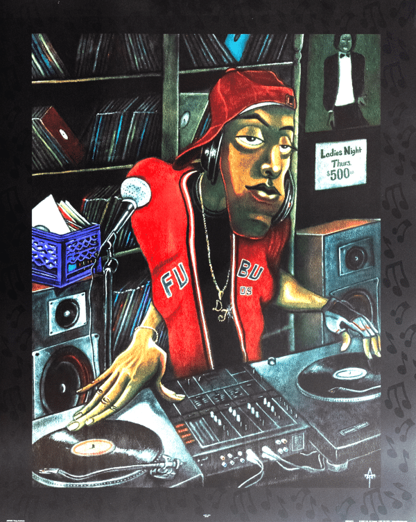DJ art print by Tracy Andrews