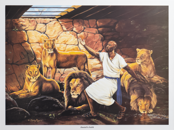 Daniel's Faith by Johnny Myers, Art Poster Print for Wall, Home Decor