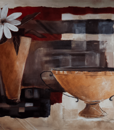 Decorative Crimson II art print by Robinson