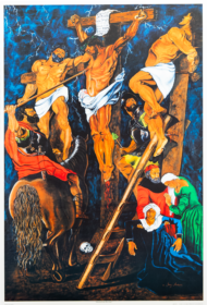 Descent From the Cross by Tracy Andrews, Art Poster Print for Wall, Home Decor
