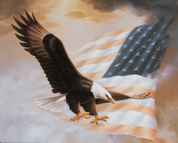 Eagle Painting, Art Poster Print for Wall, Home Decor