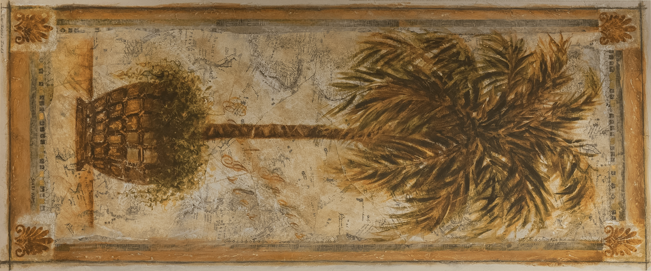 East Indies Isles by White, Art Poster Print for Wall, Home Decor - Image 1