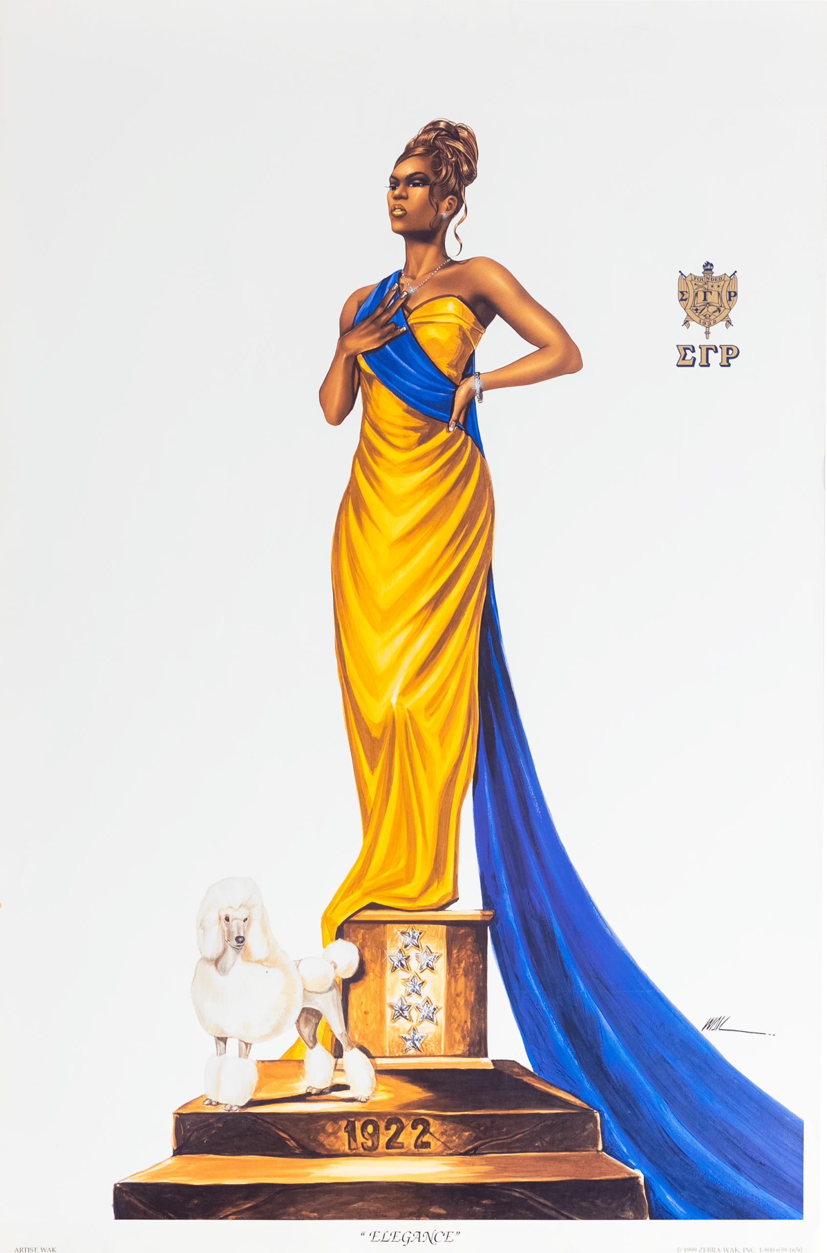 Elegance by WAK, Art Poster Print for Wall, Home Decor - Image 1
