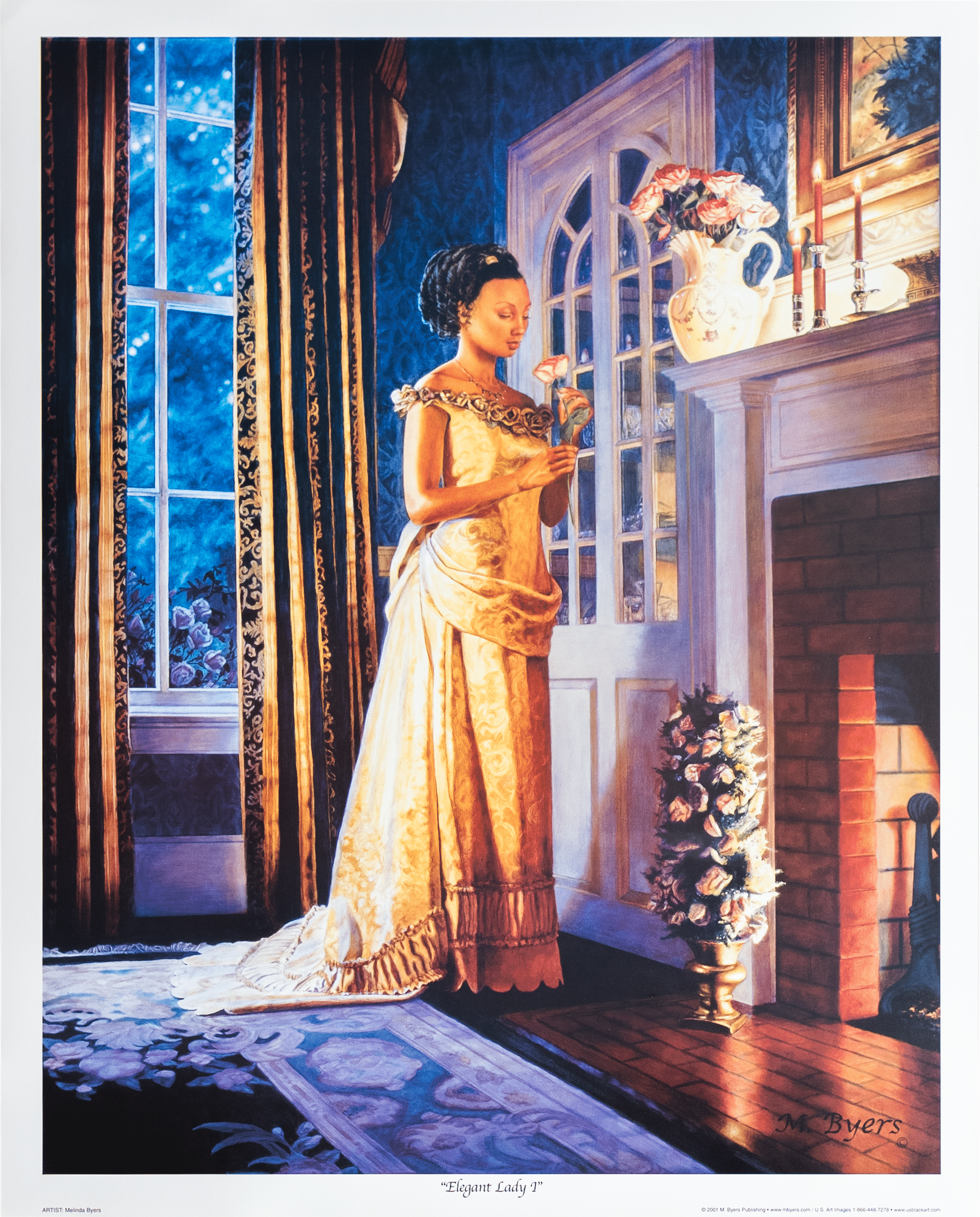Elegant Lady I by Melinda Byers, Art Poster Print for Wall, Home Decor - Image 1