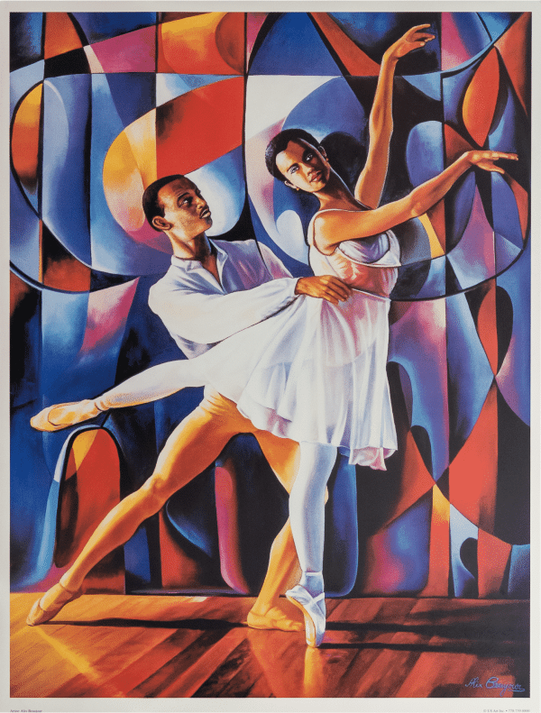 Elegant Moves art print by Alix Beaujour