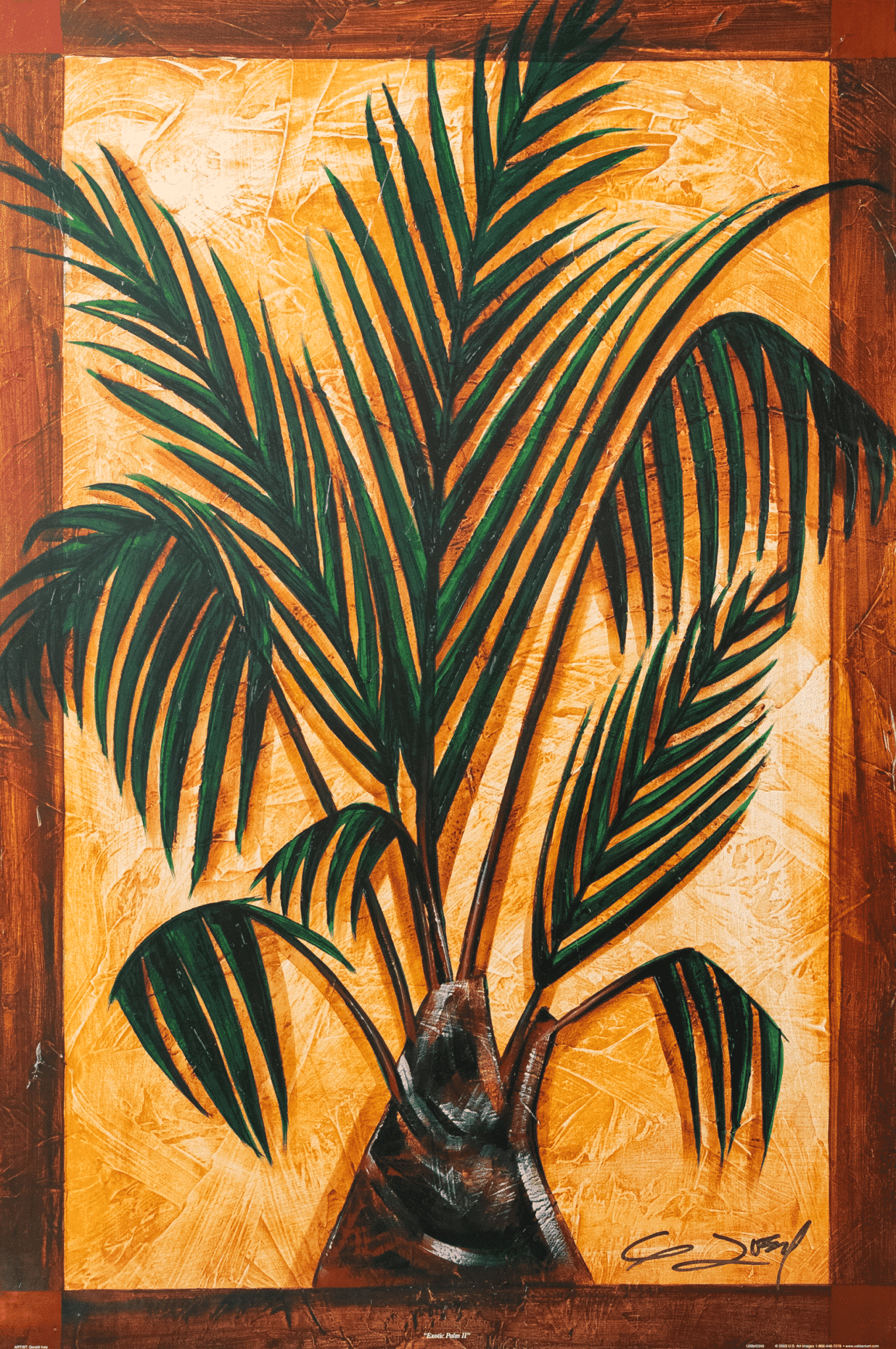 Exotic Palm II art print by Gerald Ivey