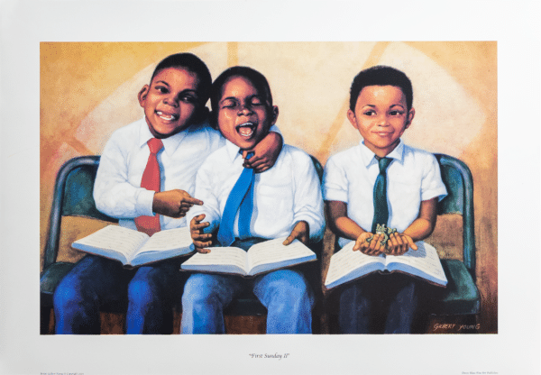 First Sunday II by Gilbert Young, Art Poster Print for Wall, Home Decor