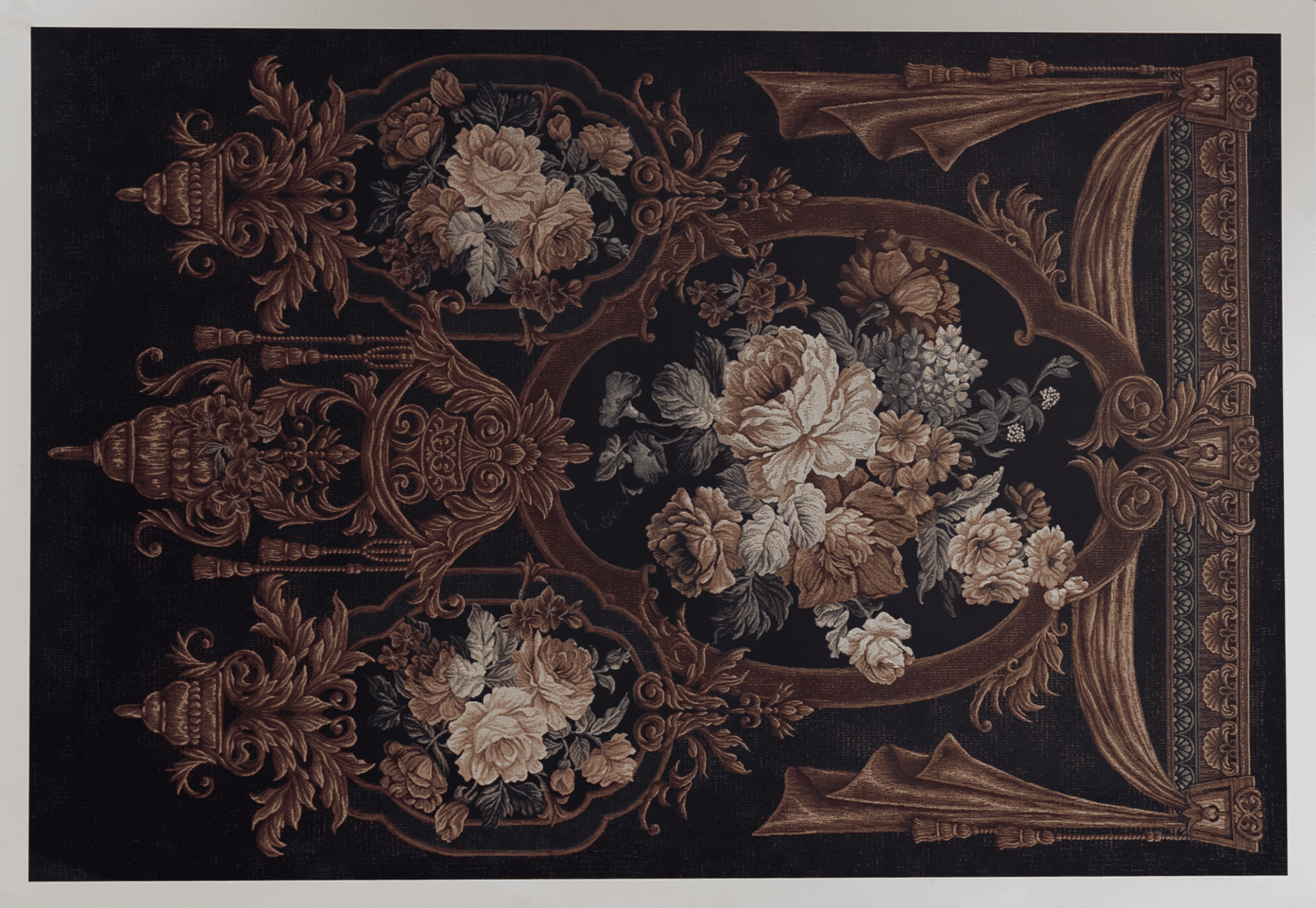Floral Bouquet Tapestry art print by Riddle