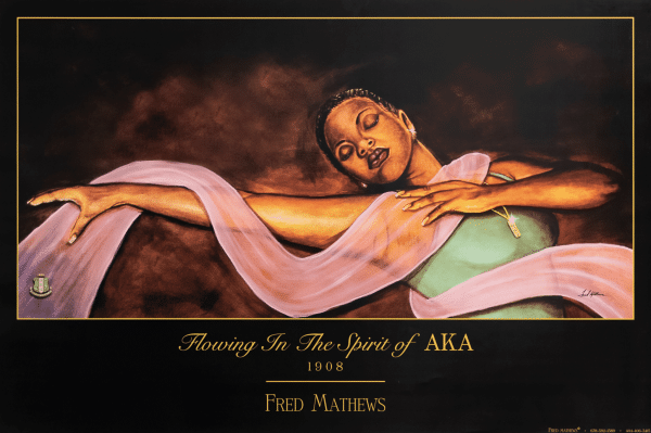Flowing in the Spirit of AKA art print by Fred Mathews