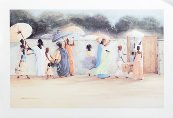 Following The Path by Jackson, Art Poster Print for Wall, Home Decor