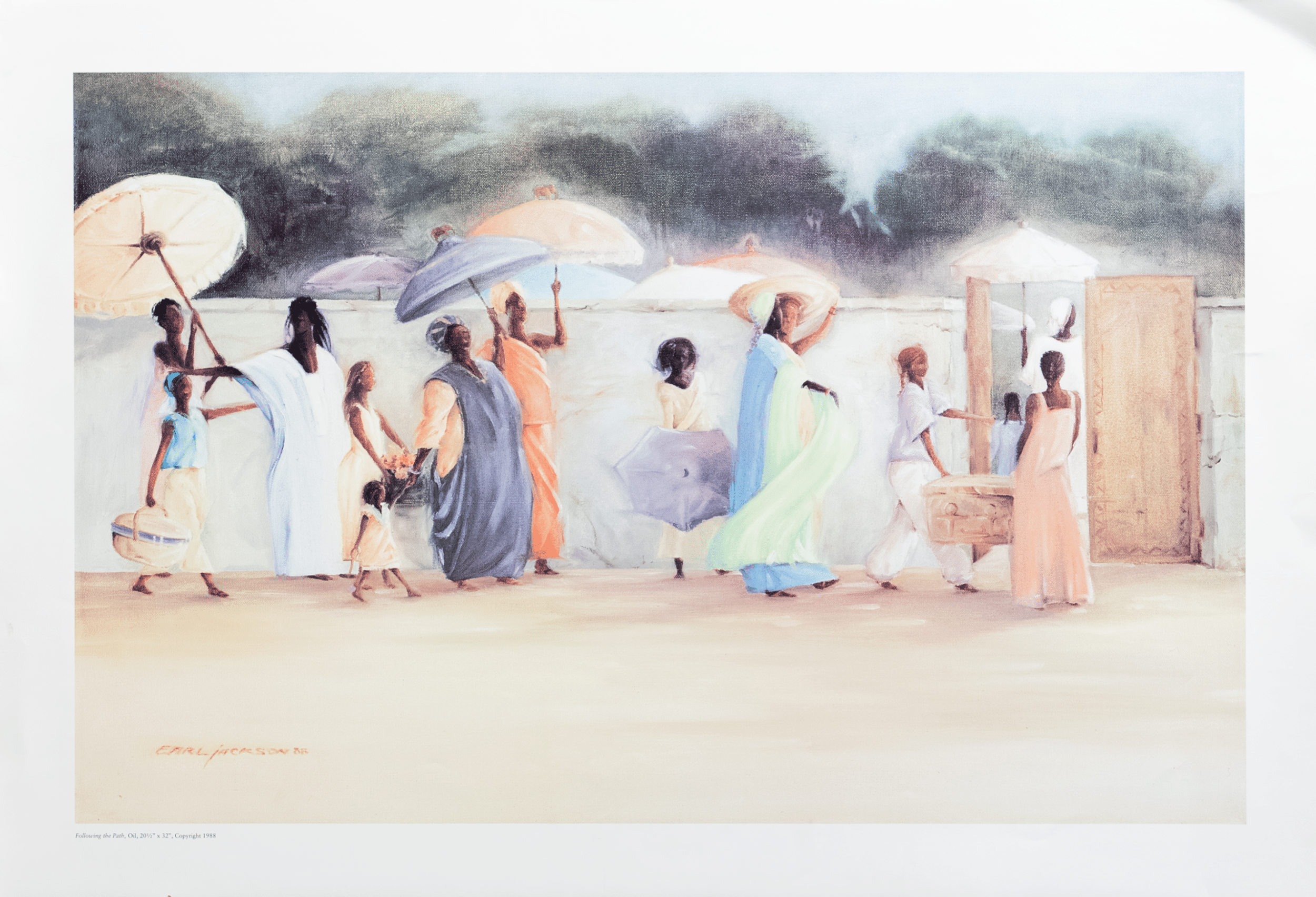 Following The Path by Jackson, Art Poster Print for Wall, Home Decor - Image 1
