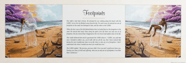 Footprints art print by Kolongi
