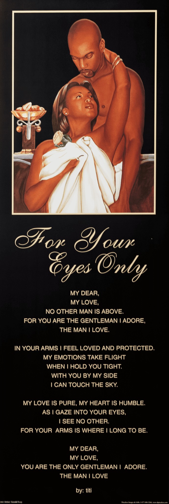 For Your Eyes Only II art print by Gerald Ivey