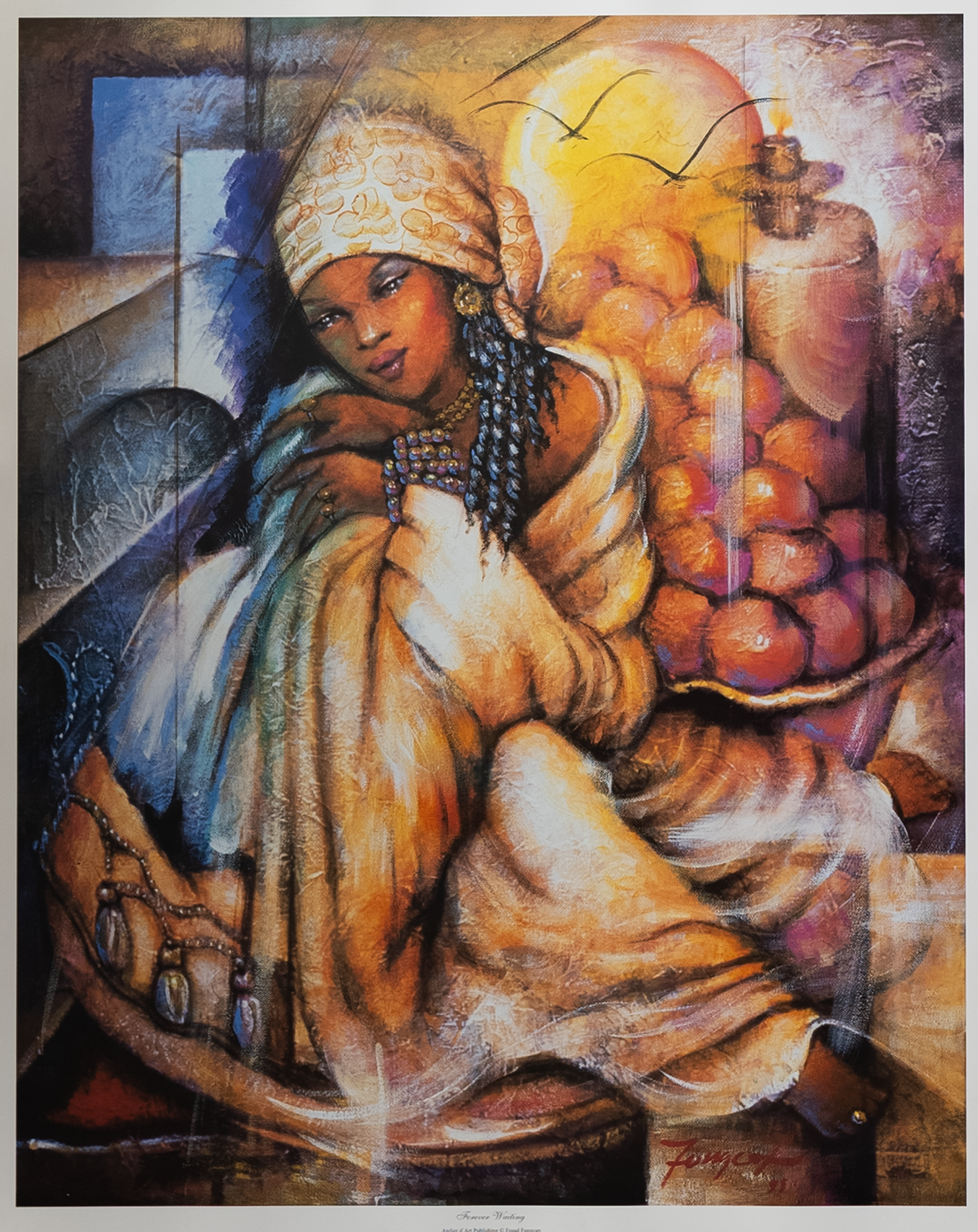 Forever Waiting by Fungcap, Art Poster Print for Wall, Home Decor